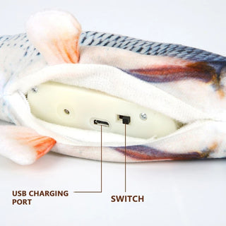 Electronic Floppy Fish Toy For Pets