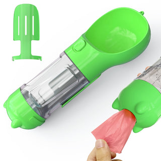 Multifunctional Dog Water + Food Bottle