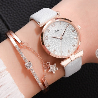 Luxury Quartz Watch + Bracelet Set