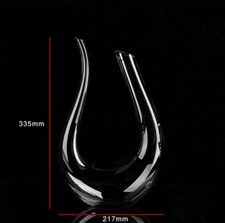 Swan Crystal Wine Decanter Bottle